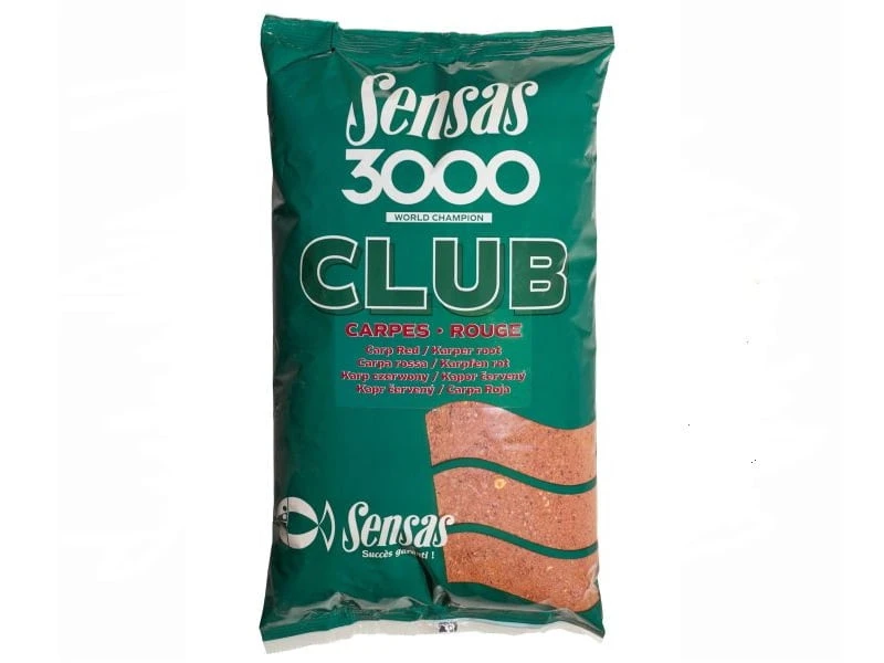 Sensas 3000 Club Carp&Bigfish Red 1kg 1 Sensas 3000 Club Carp&Bigfish Red 1kg