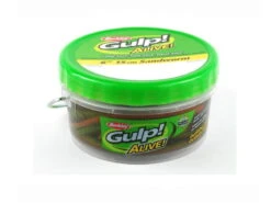 Berkley Gulp! Alive! Børste Mark Stor Camo