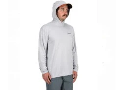 Simms Tech Hoody Trout Logo Flame/Sterling