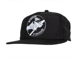 Simms Unstructured Flat Brim Cap Black