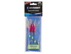 Sølvkroken Spesialkroksett Glitterving Rød Stor