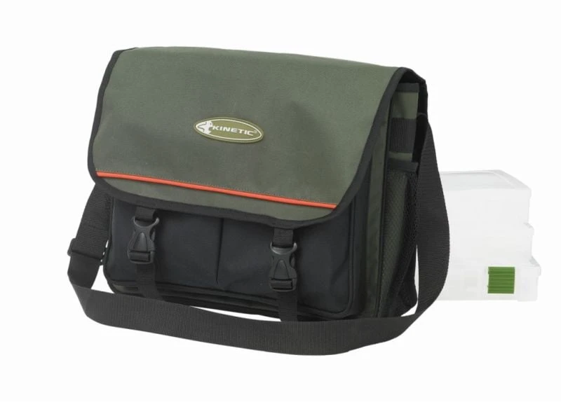 Kinetic Fiskeveske Med 3 Bokser 1 Kinetic Fiskeveske Med 3 Bokser