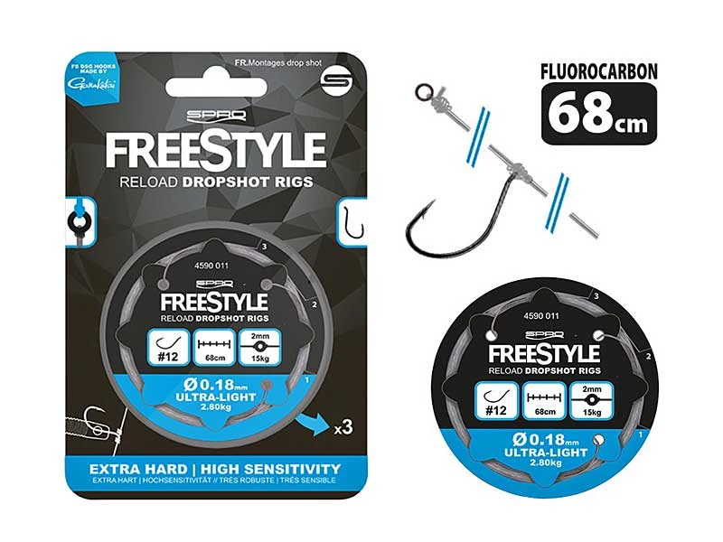 Spro Reload Dropshot Rigs 1 Spro Reload Dropshot Rigs