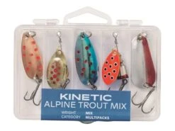 Kinetic Alpine Trout Mix 5stk