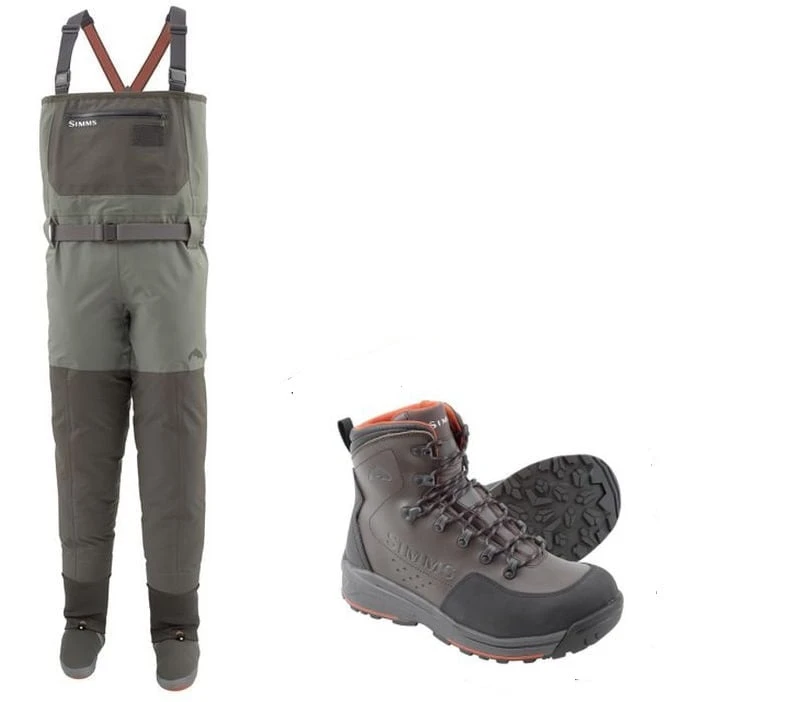 Simms Freestone Vadepakke Med Gummi Såle 1 Simms Freestone Vadepakke Med Gummi Såle