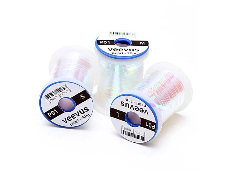 Hareline Veevus Tinsel Pearl 1 Hareline Veevus Tinsel Pearl